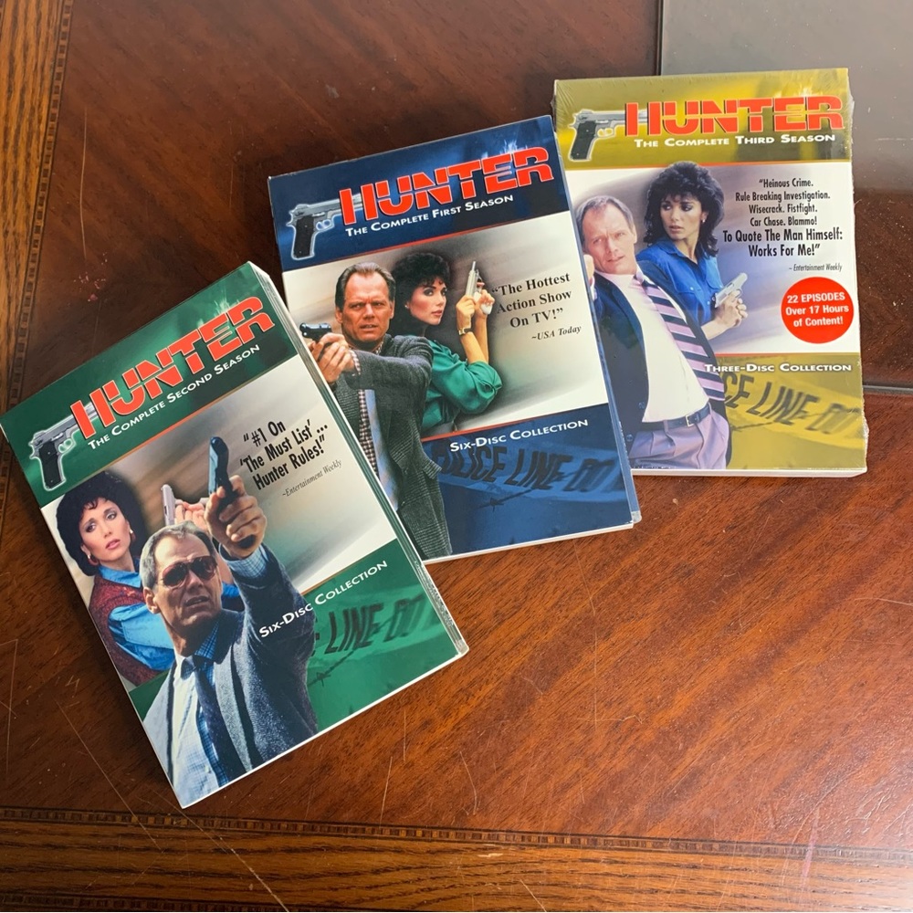 Seasons 1-3 Hunter Television Series DVD Sets